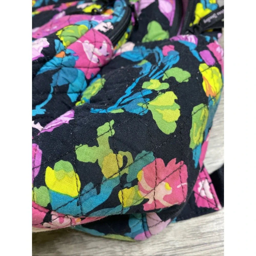 Vera Bradley Large Essential Backpack Hilo Meadow Floral Quilted Travel School